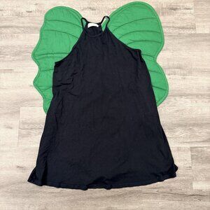 Ava Sky Hawaii Womens Medium Black High Neck Racerback Jersey Dress